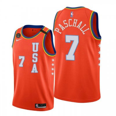 NBA 7 Paschall 2020 All-Star Rookie Game USA Maillot imprimé